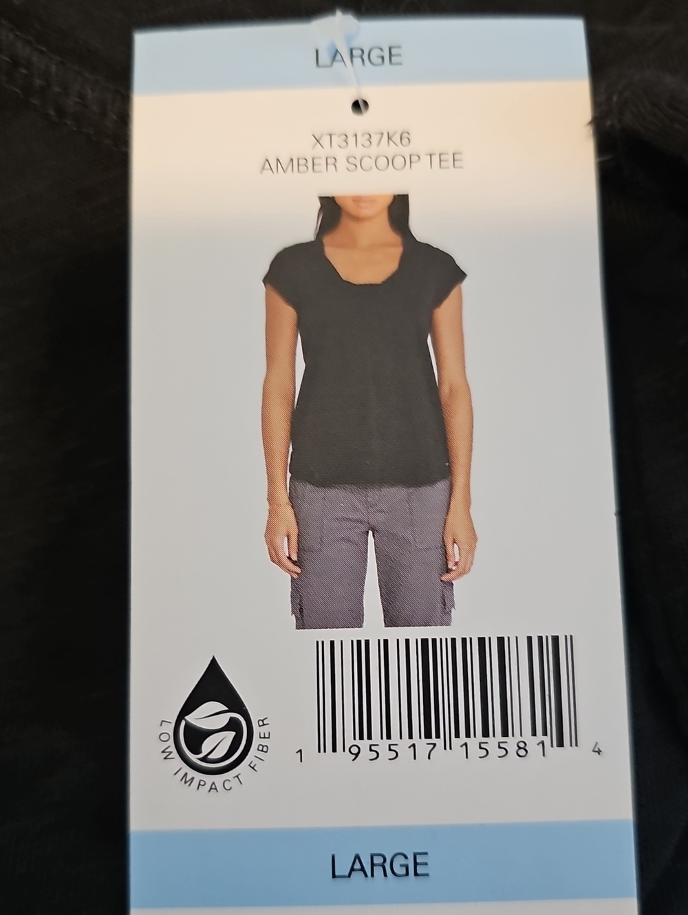 Sanctuary Amber Scoop Tee in Black